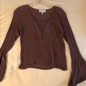 Kendall and Kylie line! Lilac long sleeve shirt!